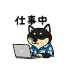 れい✖️るい黒柴犬（個別スタンプ：30）