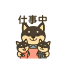 れい✖️るい黒柴犬（個別スタンプ：32）