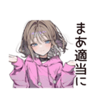 ズボラ女子の適当返信☆（個別スタンプ：40）