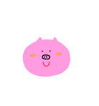 おなかがすいたブタさん（個別スタンプ：1）
