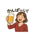 おお姉さんのスタンプ（個別スタンプ：1）