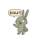 キモかわゾンビうさぎの日常（個別スタンプ：23）