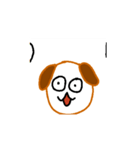 犬のアニメーションスタンプ（個別スタンプ：14）