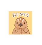 動く！並うずらスタンプ（個別スタンプ：14）