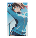 Athletics Women（個別スタンプ：35）