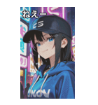 Street tech girls（個別スタンプ：8）