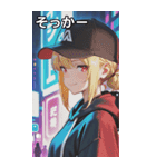 Street tech girls（個別スタンプ：10）