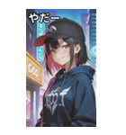 Street tech girls（個別スタンプ：15）