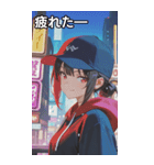 Street tech girls（個別スタンプ：23）