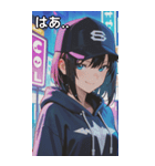 Street tech girls（個別スタンプ：24）