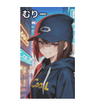 Street tech girls（個別スタンプ：25）