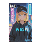 Street tech girls（個別スタンプ：26）