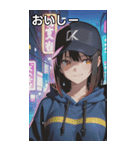 Street tech girls（個別スタンプ：31）