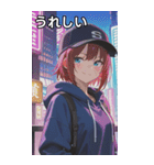 Street tech girls（個別スタンプ：37）
