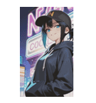 Street tech girls0（個別スタンプ：5）