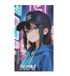 Street tech girls0（個別スタンプ：8）