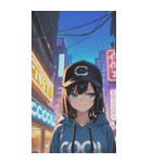Street tech girls0（個別スタンプ：13）