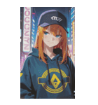 Street tech girls0（個別スタンプ：14）