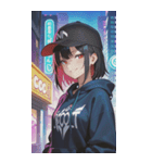 Street tech girls0（個別スタンプ：15）