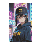 Street tech girls0（個別スタンプ：21）