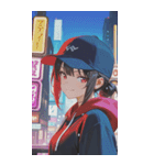 Street tech girls0（個別スタンプ：23）