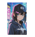 Street tech girls0（個別スタンプ：24）