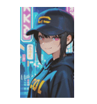 Street tech girls0（個別スタンプ：28）