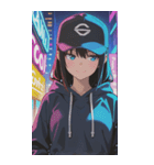 Street tech girls0（個別スタンプ：29）