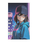 Street tech girls0（個別スタンプ：33）