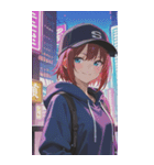 Street tech girls0（個別スタンプ：37）