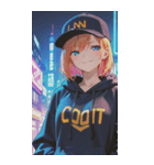 Street tech girls0（個別スタンプ：38）