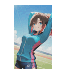 Athletics Women0（個別スタンプ：1）