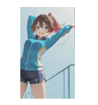 Athletics Women0（個別スタンプ：3）