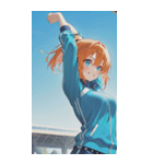 Athletics Women0（個別スタンプ：4）