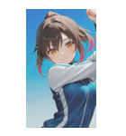 Athletics Women0（個別スタンプ：6）