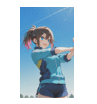 Athletics Women0（個別スタンプ：8）