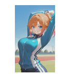 Athletics Women0（個別スタンプ：11）