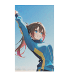 Athletics Women0（個別スタンプ：12）