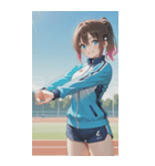 Athletics Women0（個別スタンプ：15）
