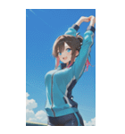 Athletics Women0（個別スタンプ：16）