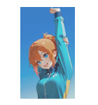 Athletics Women0（個別スタンプ：18）