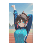 Athletics Women0（個別スタンプ：20）