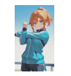 Athletics Women0（個別スタンプ：21）