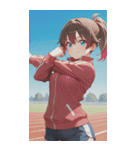 Athletics Women0（個別スタンプ：27）