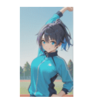 Athletics Women0（個別スタンプ：28）