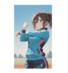 Athletics Women0（個別スタンプ：29）
