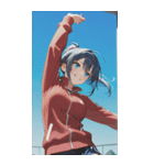Athletics Women0（個別スタンプ：32）