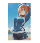 Athletics Women0（個別スタンプ：33）