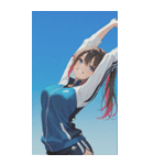 Athletics Women0（個別スタンプ：34）