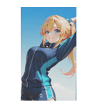 Athletics Women0（個別スタンプ：36）